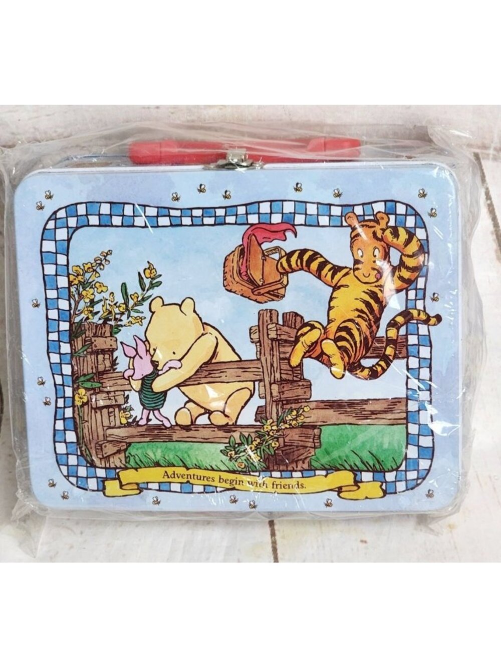 Winnie The Pooh Tin Lunch Box With Handle By Schylling | Nostalgic Collectible